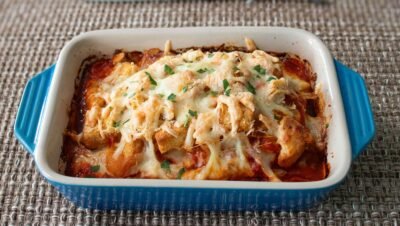 Parmesão de Frango Fácil para Uma Pessoa