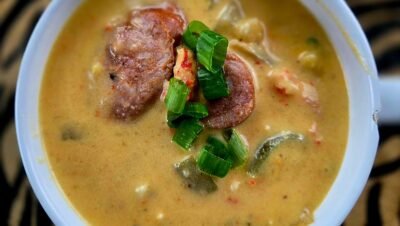 Sopa de Batata Cajun