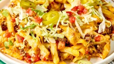 Receita de Batatas Fritas ao Estilo Taco Bell na Forma Bundt Recheada