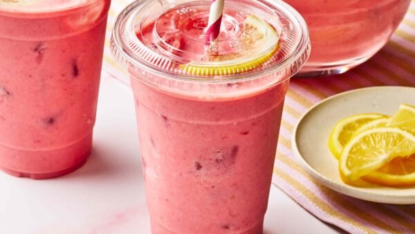 Limonada Cremosa com Morango