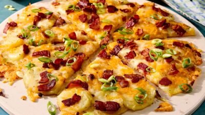 Pizza de Batata Sem Massa