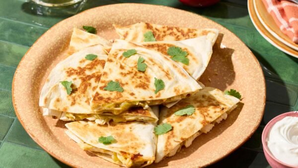 Quesadillas de Frango com Pimenta Verde Hatch