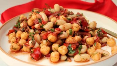Salada de Feijão com Za'atar